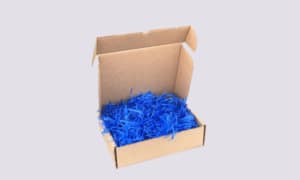 shredded paper bleu