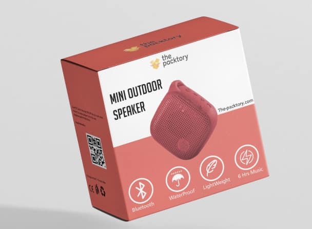 mini speaker design on a box