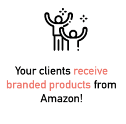 Your clients received branded products form Amazon FBA